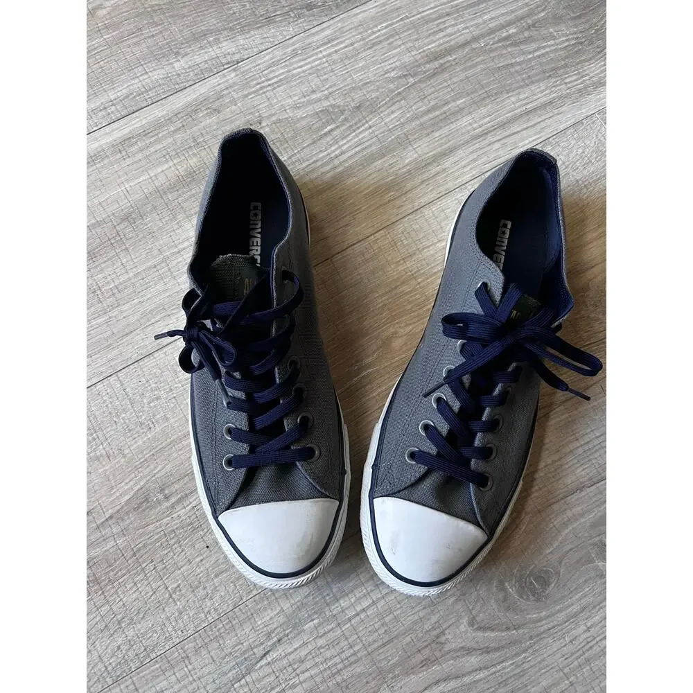 Men’s converse sneakers grey size 10.5